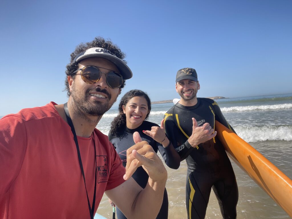 Kitesurf essaouira in winter 
